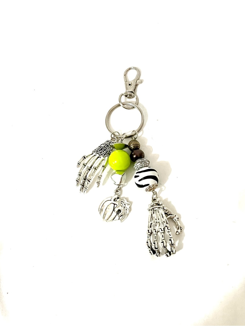 Halloween Skeleton Hand Keychain Goth Spooky Halloween Bag Charm Gift